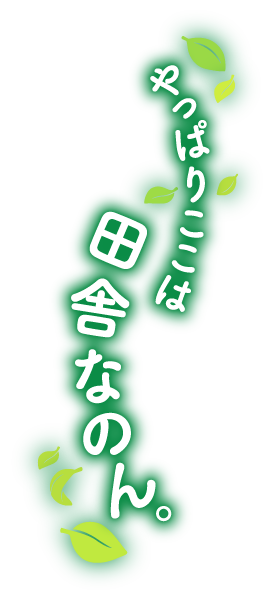 やっぱりここは田舎なのん